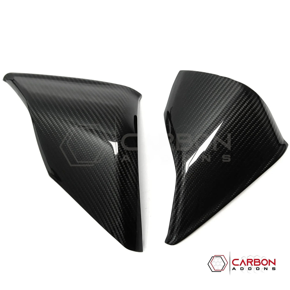 C8 Corvette Real Carbon Fiber Gauge Cluster Upper Dashboard HUD Side Covers | Interior Upgrade (2020–2025)