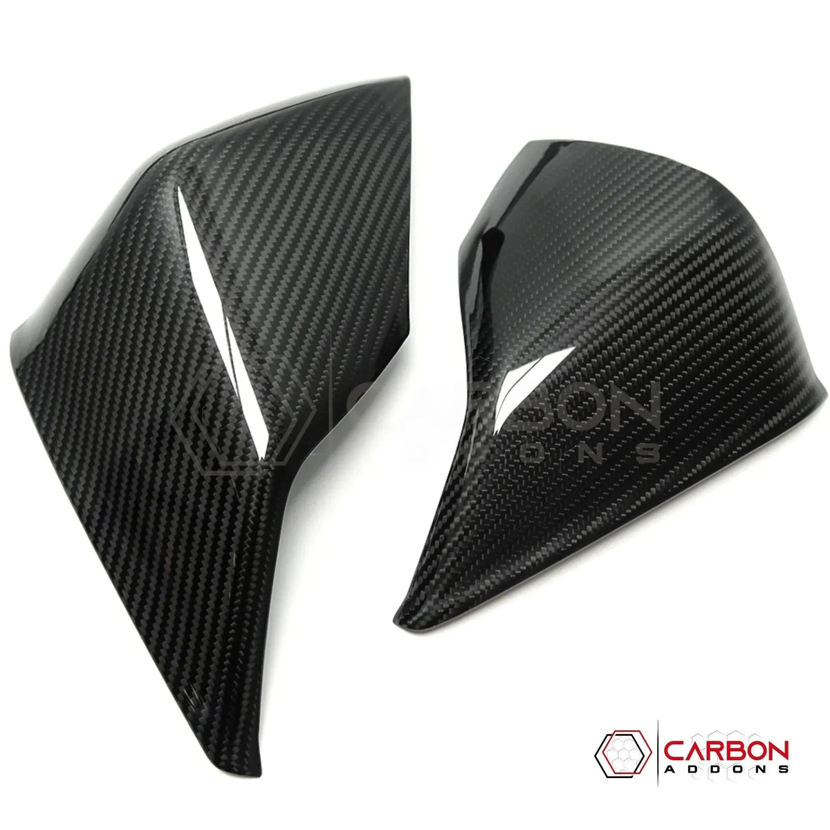 C8 Corvette Real Carbon Fiber Gauge Cluster Upper Dashboard HUD Side Covers | Interior Upgrade (2020–2025)
