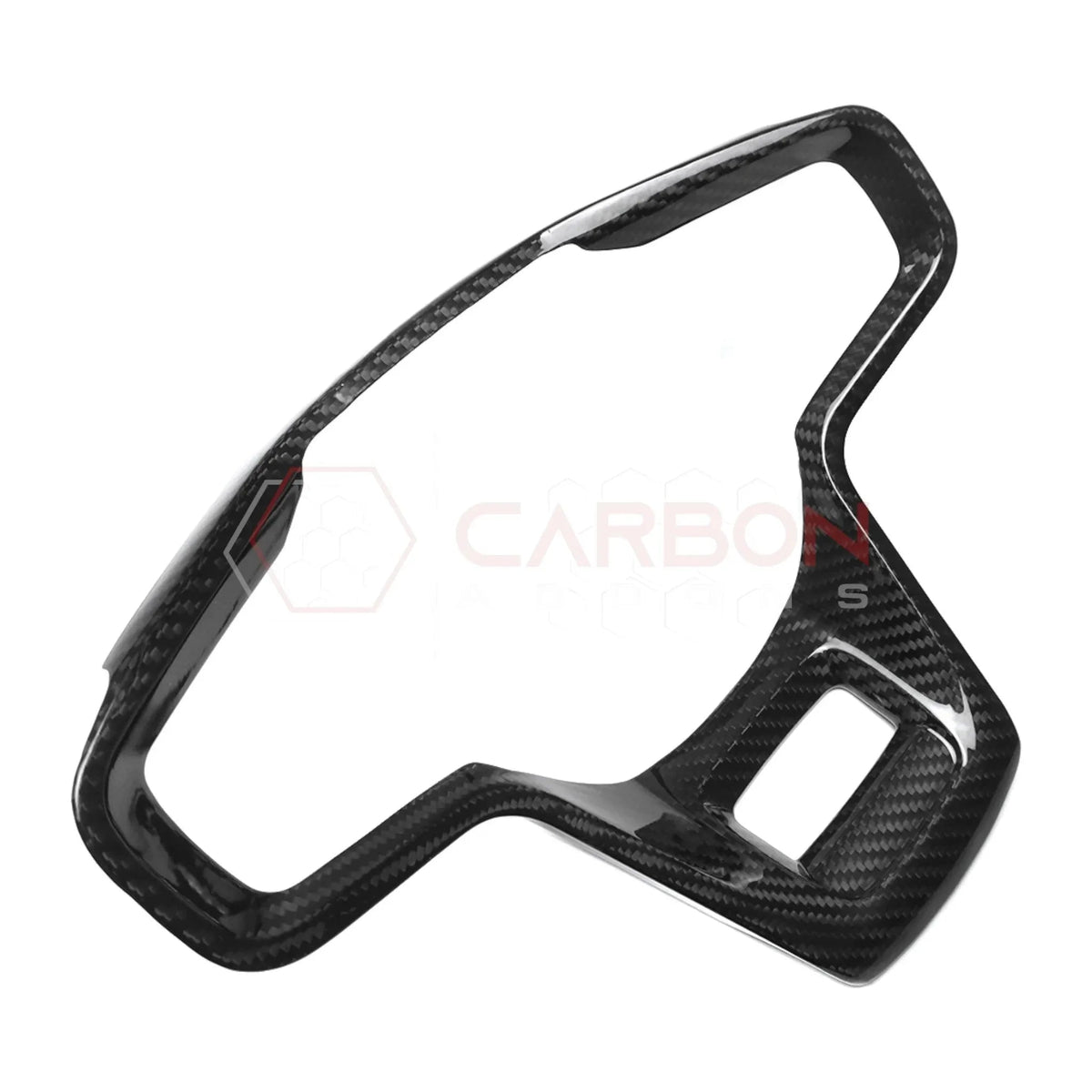 Real Carbon Fiber Steering Wheel Button Trim Cover For 2021+ Bronco