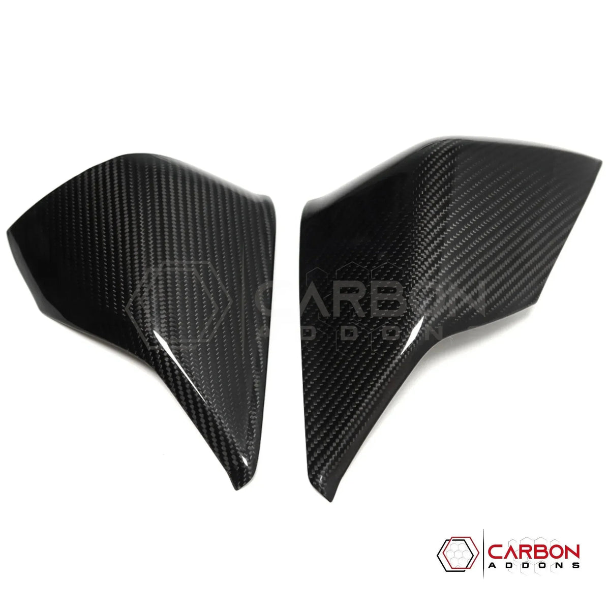 C8 Corvette Real Carbon Fiber Gauge Cluster Upper Dashboard HUD Side Covers | Interior Upgrade (2020–2025)