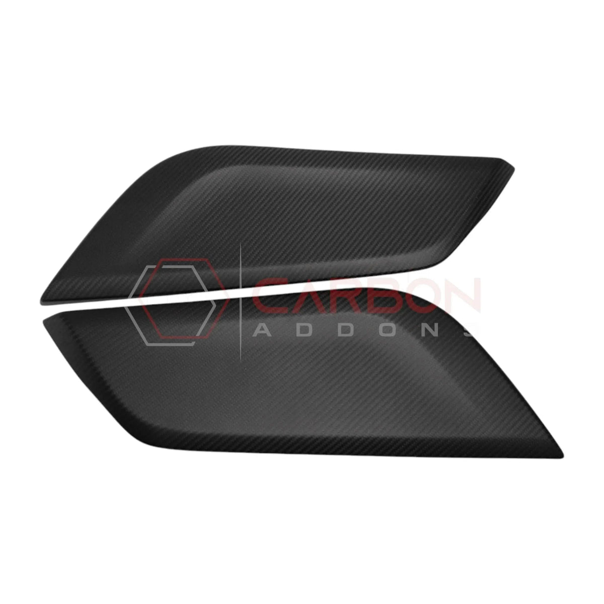 Real Carbon Fiber Center Console Side Trim Covers for 2024+ Ford Mustang