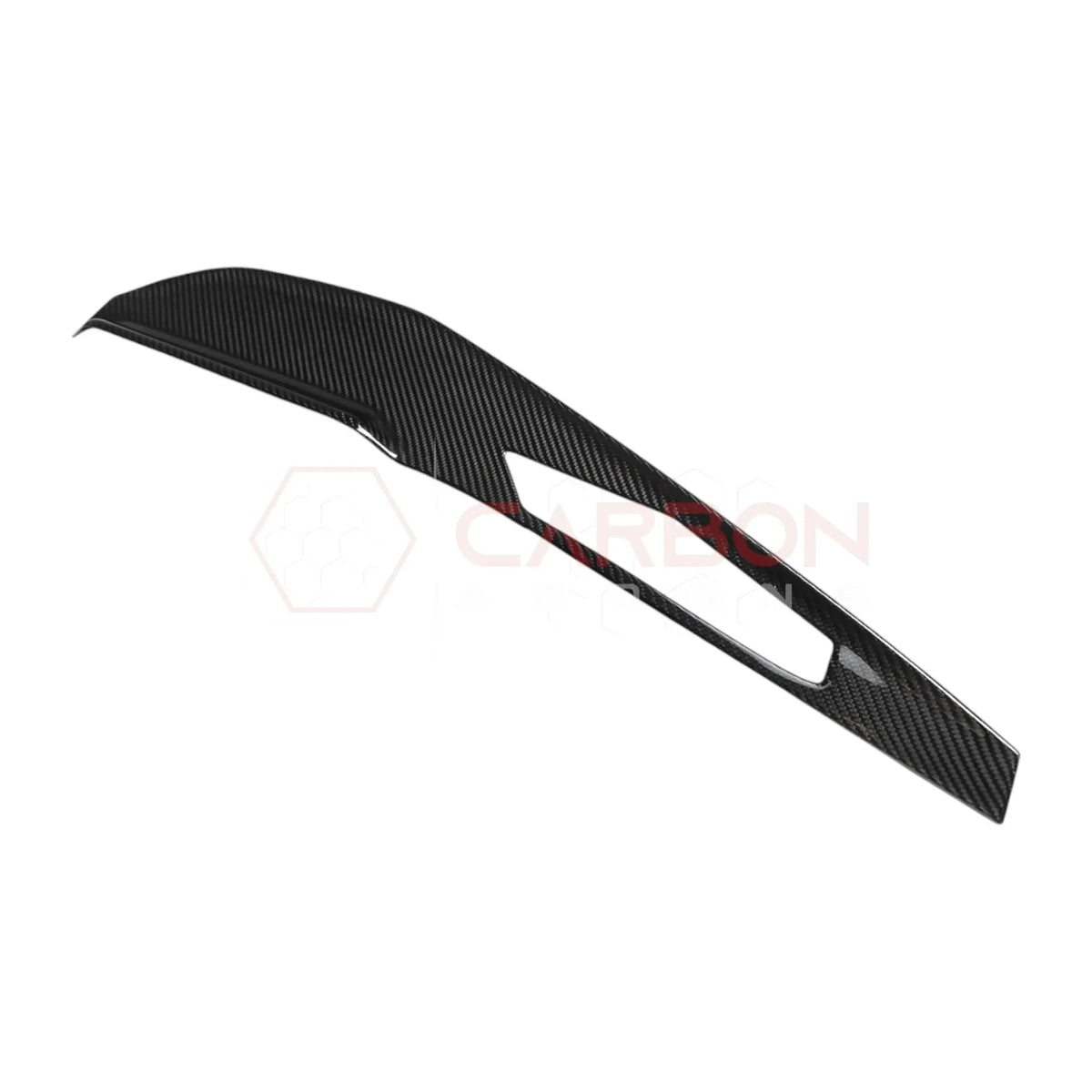 Real Carbon Fiber Dashboard Screen Surround Trim Cover for 2024+ Ford Mustang