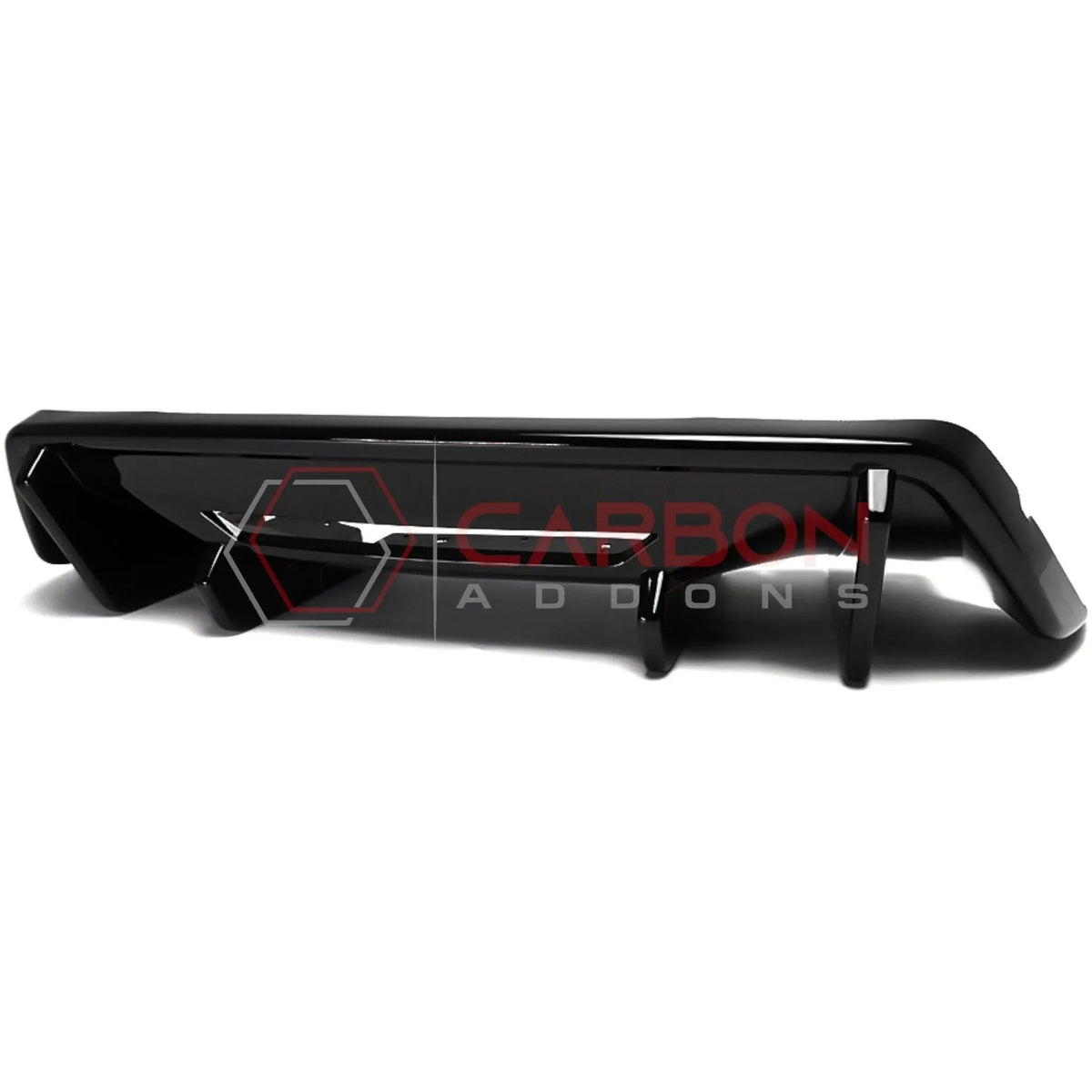 Rear Diffuser Add-On Fins for 2024+ Ford Mustang GT & EcoBoost (ABS Plastic)