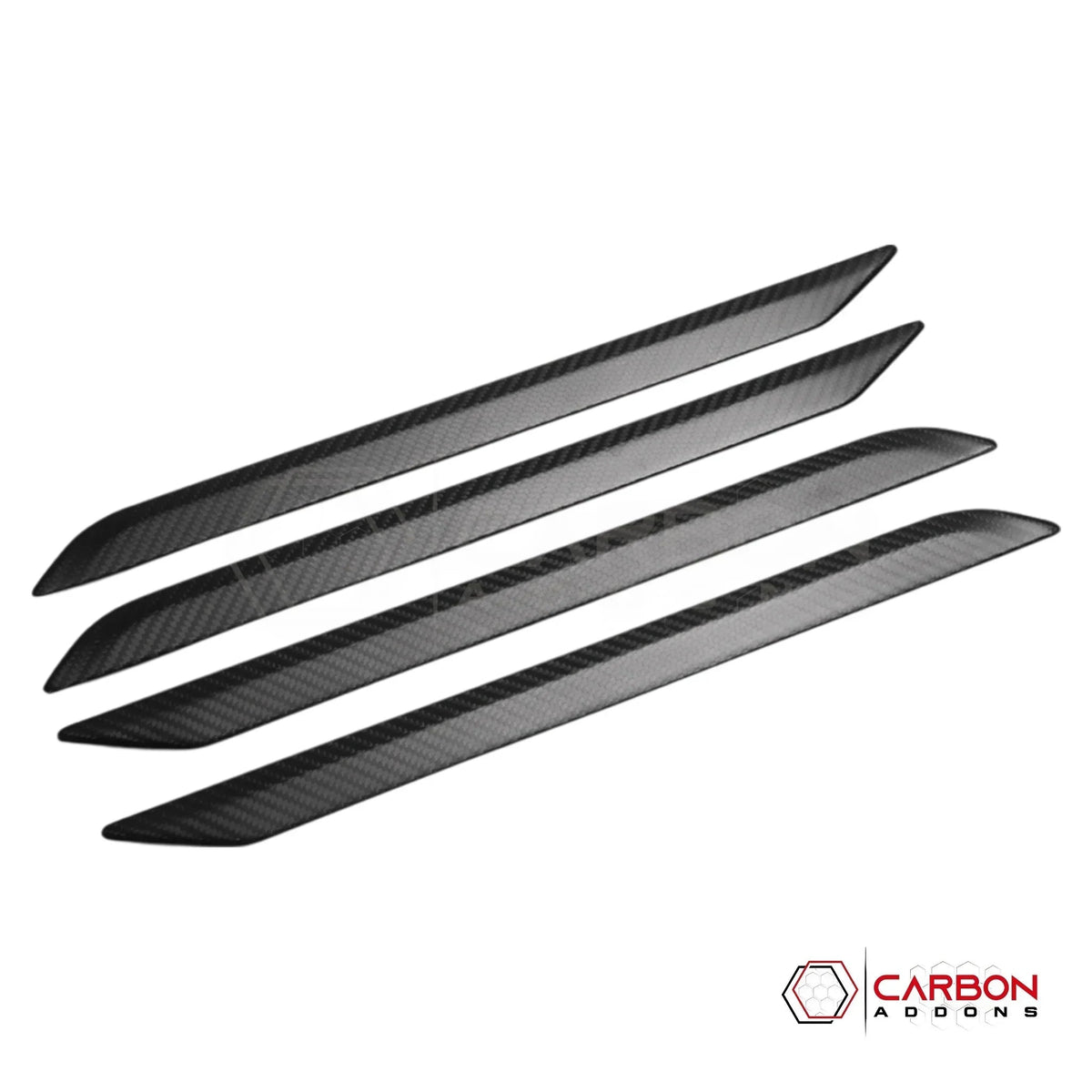 2019+ RAM 1500/TRX/RHO Interior Door Panel Trim Hard Carbon Fiber Cover