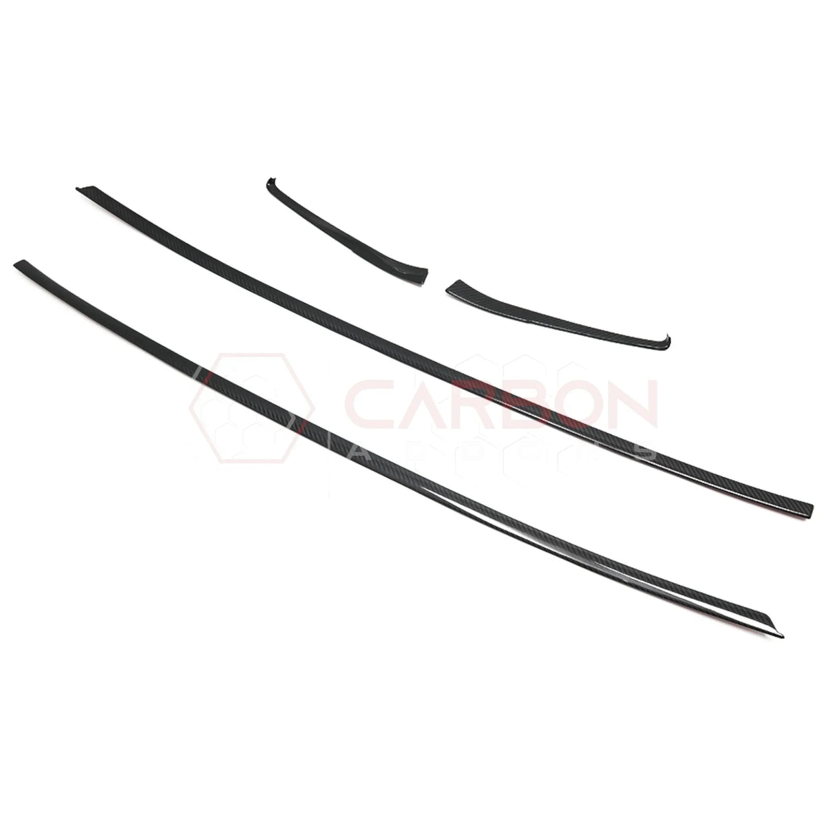 Carbon Fiber Side Window Sill Trim for Corvette C8 Stingray, Z51, Z06 (2020–2027) – Coupe or Convertible