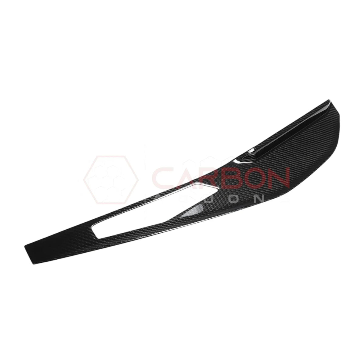 Real Carbon Fiber Dashboard Screen Surround Trim Cover for 2024+ Ford Mustang