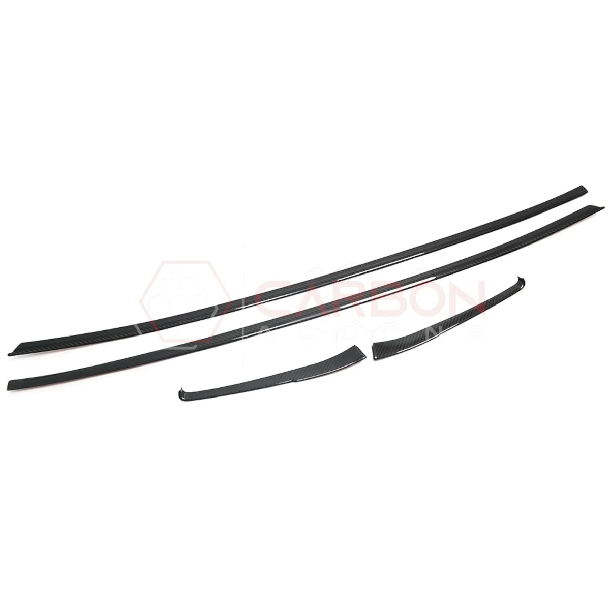 Carbon Fiber Side Window Sill Trim for Corvette C8 Stingray, Z51, Z06 (2020–2027) – Coupe or Convertible