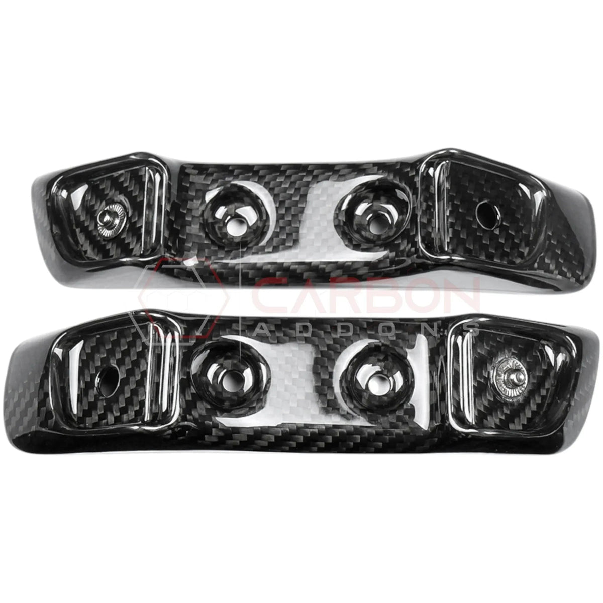 C8 Corvette Real Carbon Fiber Seat Belt Holder Buckle Replacements | GT2 & Competition Sport Seats (2020–Present)