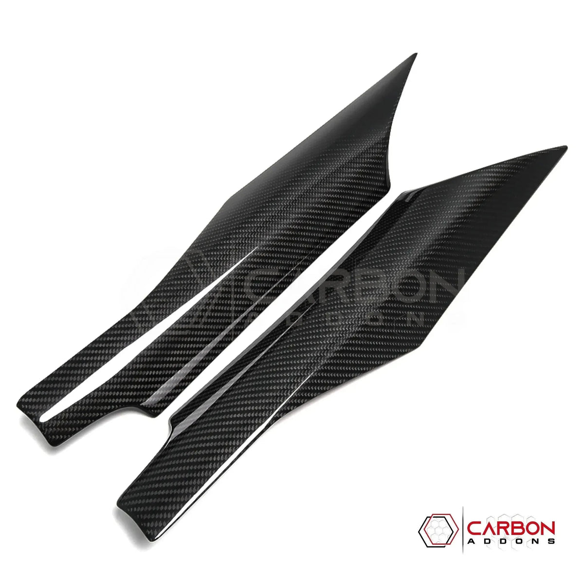 C8 Corvette Real Carbon Fiber Door Speaker Upper Trim Covers | Interior Upgrade (2020–2025)