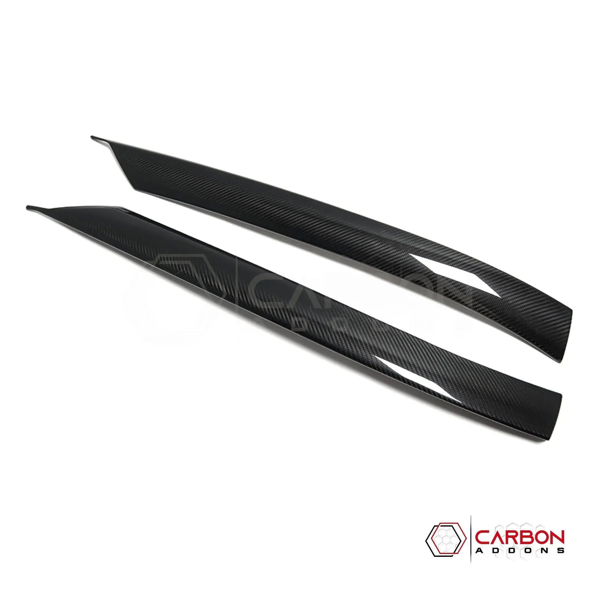 C8 Corvette Carbon Fiber A-Pillar Exterior Covers | Exterior Upgrade (2020-2027)