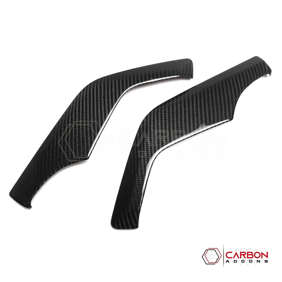 C8 Corvette Real Carbon Fiber Dashboard Speaker Trim Covers | Interior Overlay (2020–2025)