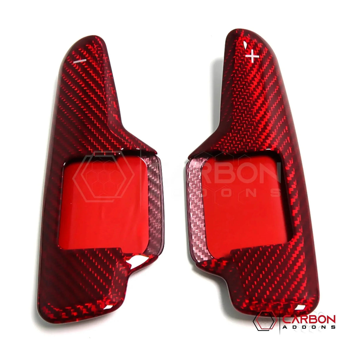 C8 Corvette Real Carbon Fiber Paddle Shifter Covers | Interior Upgrade (2020–2027)