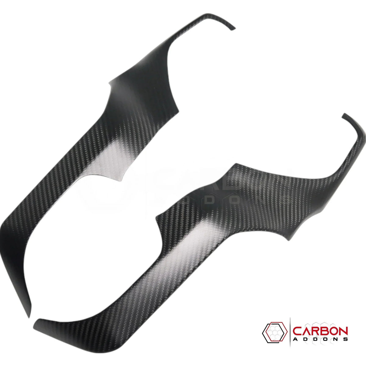 2019+ RAM 1500/TRX/RHO Radio Infotainment Screen Side Trim Hard Carbon Fiber Cover