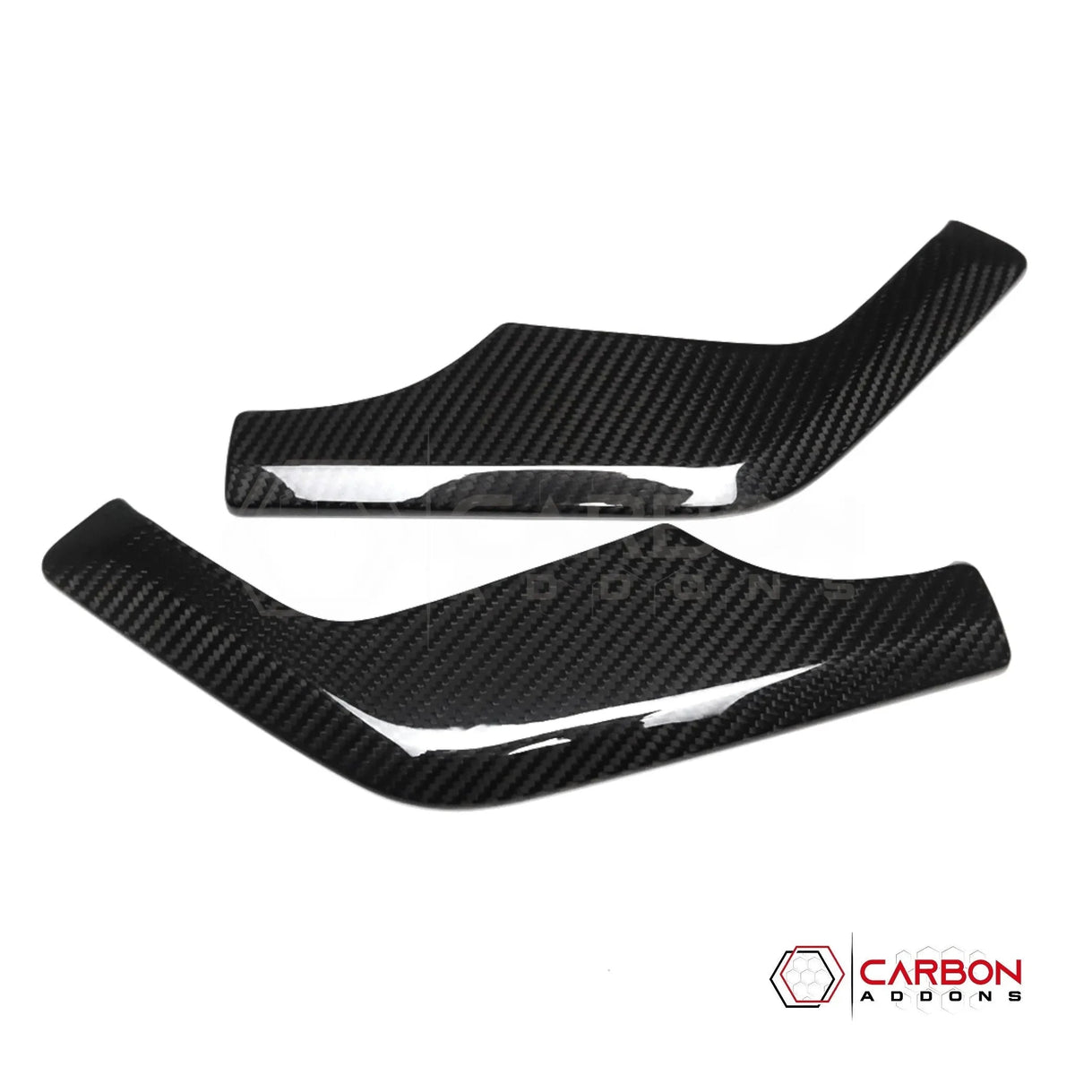 C8 Corvette Real Carbon Fiber Dashboard Speaker Trim Covers | Interior Overlay (2020–2025)