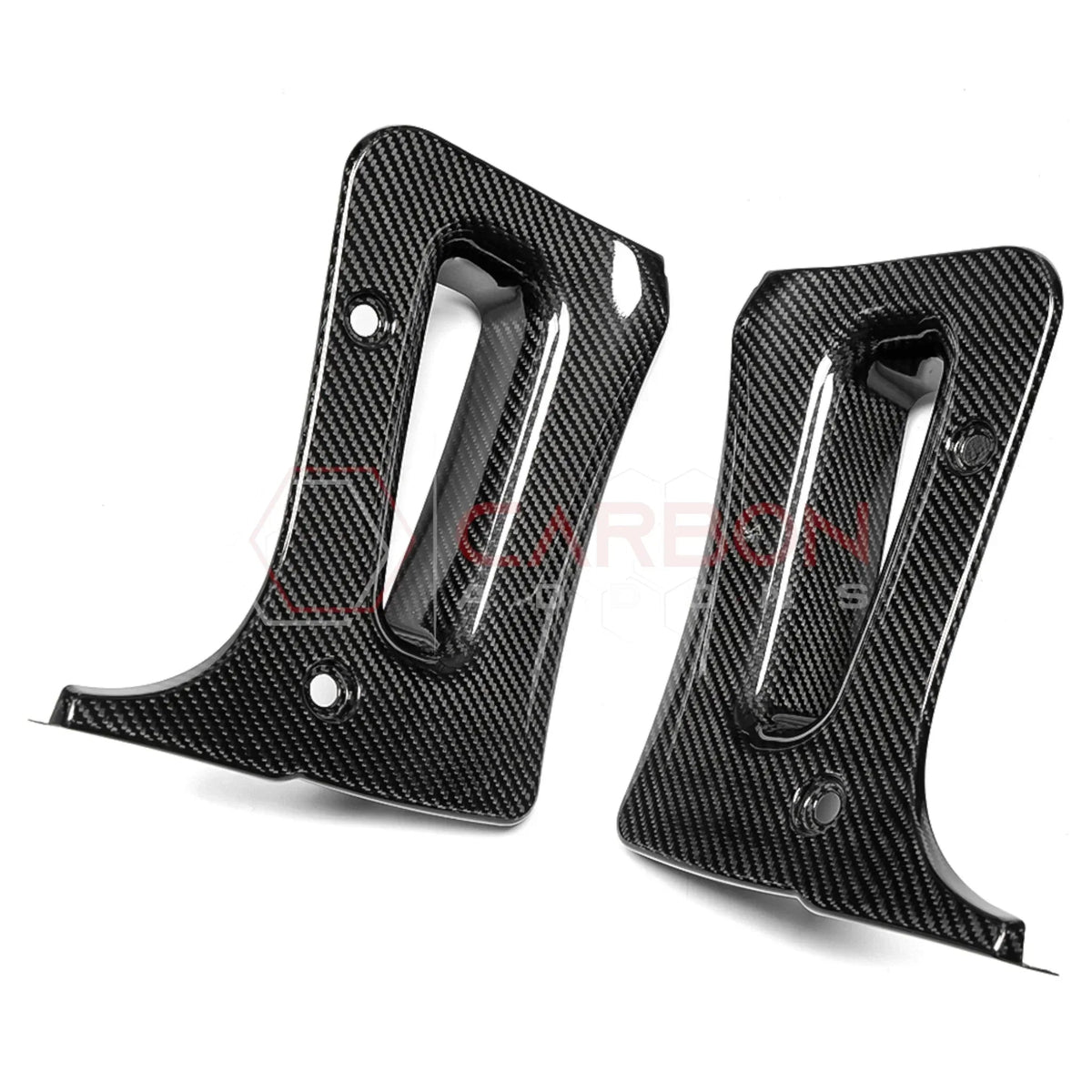 C8 Corvette Z06 & E-Ray 2022-2027 Extended Splash Guards | 4pcs Real Carbon Fiber Mud Flaps Set